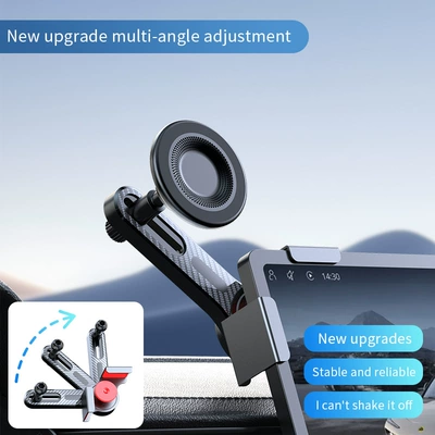 New Energy Vehicle Magnetic Mobile Car phone holder - magnetic-metal-version-soft-silicone-protection-does-not-damage-the-screen-once-released-it-is-stable
