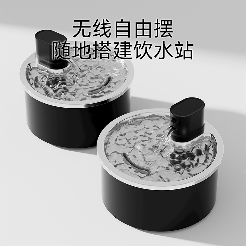 Dispensador de agua automático para gatos Desenchufado Mascotas Tazón de agua de gran capacidad