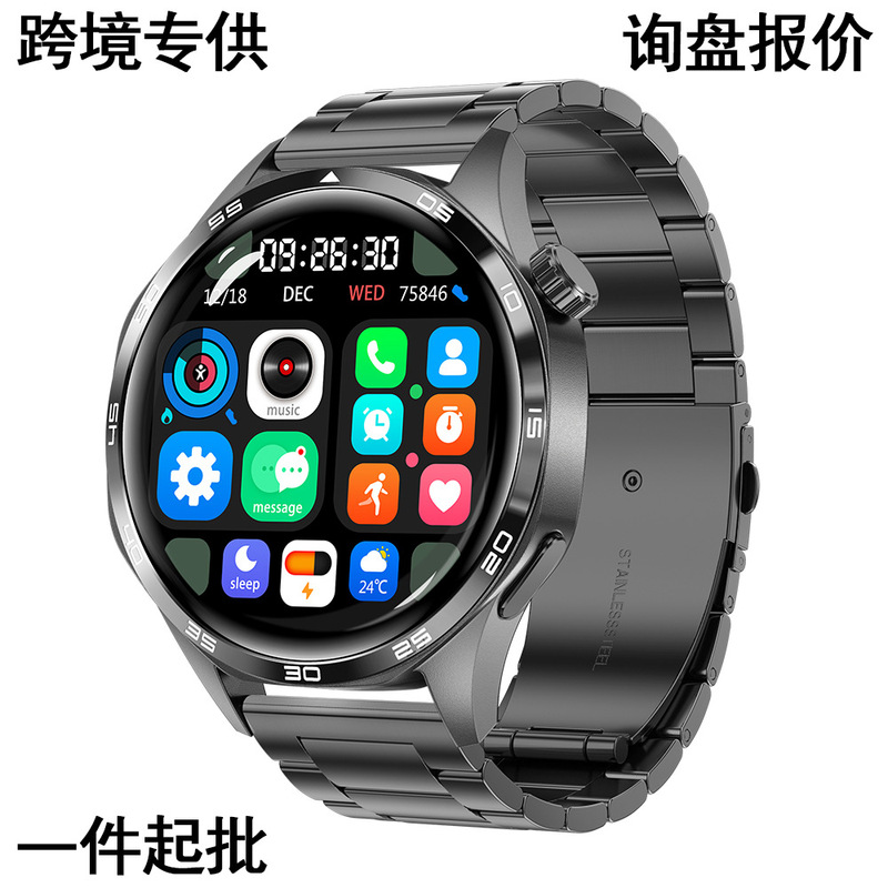 Popular Watch5Pro Smart Watch Bluetooth Call Heart Rate Blood Pressure Large Screen Bracelet Photo Watch Utan