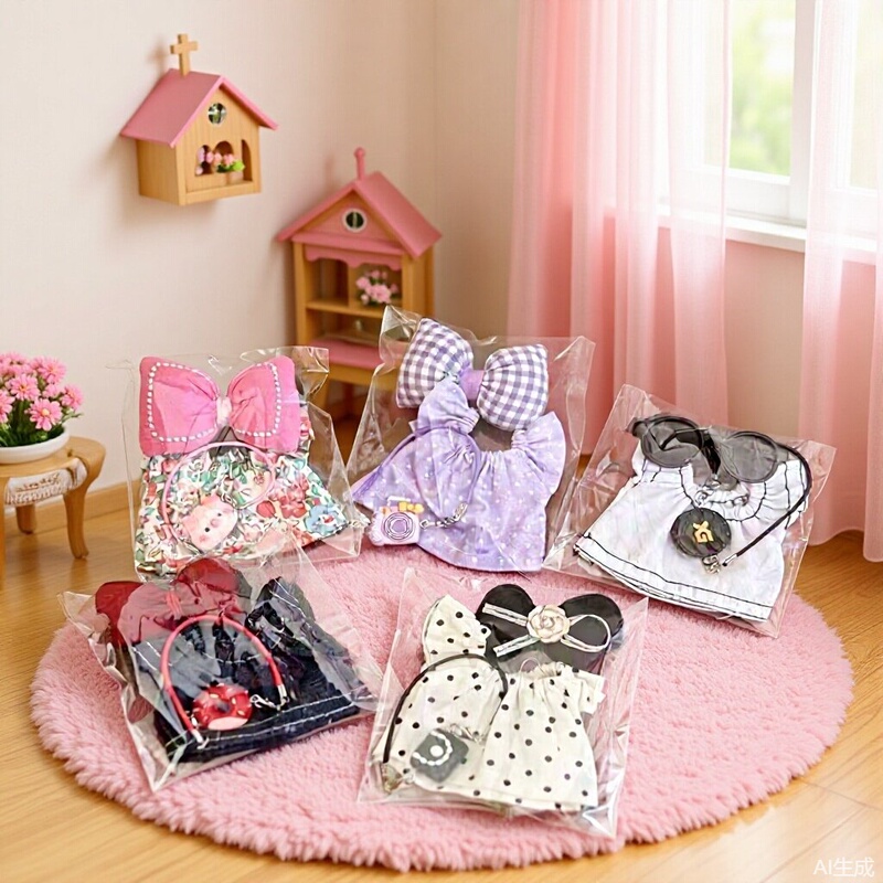 Natalia Clothing Influencer Style Stress-Relief Natalia Pendant Clothing Sweater Overalls Skirt Bag Hat Doll Clothes
