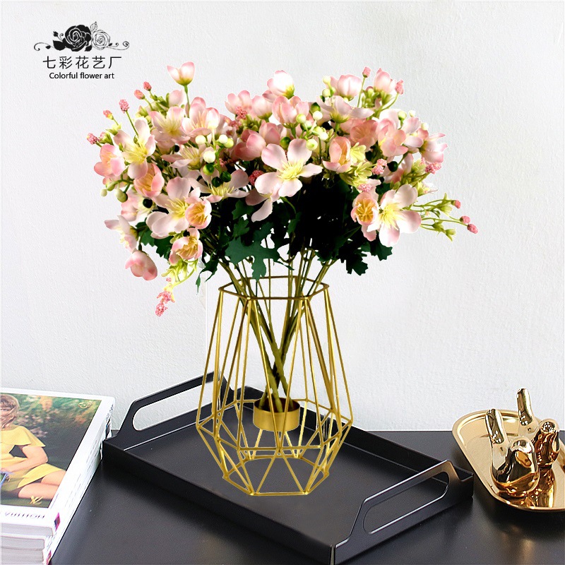 Simulated Flower Oncidium Cross Cherry Blossom Home Soft Furnishing Romantic Atmosphere Arrangement Wedding Decoration Orchid