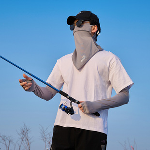 Sunscreen Mask Summer New Men's Outdoor Sports Fishing Eye Corner Anti-ultraviolet Sunshade Ice Silk Sunscreen Mask