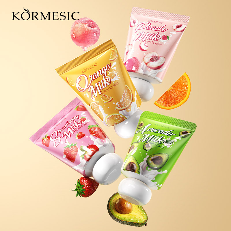 Crema mani al latte di frutta KORMESIC 30 g Crema mani idratante e nutriente_voghion.com