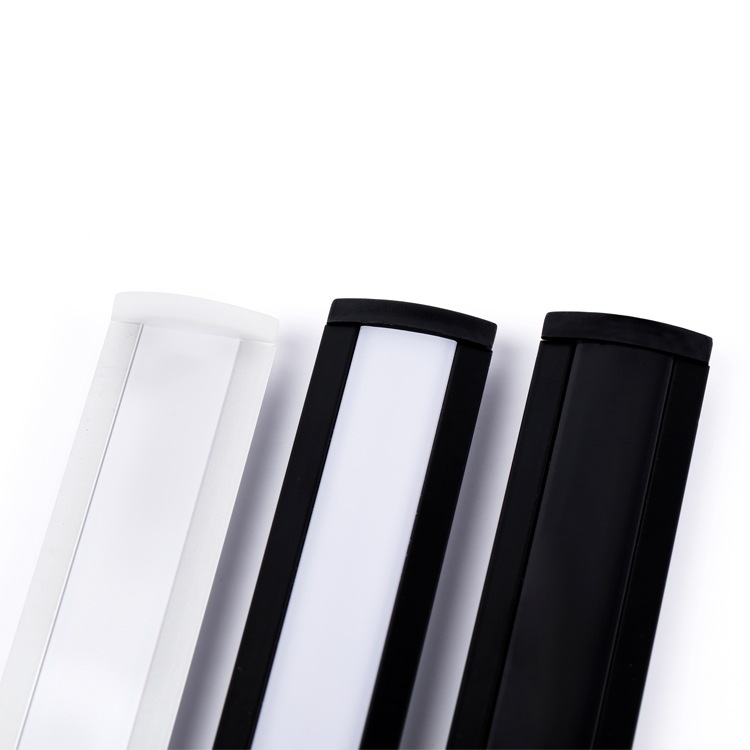 Perfil de aluminio para tiras de luz LED, canal de luz lineal empotrado, perfil de aluminio para tiras de luz, pantalla de aluminio para iluminación
