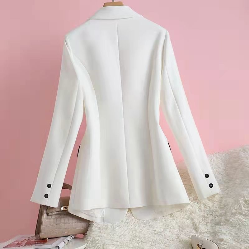 Saco Blazer de Vestir para Mujer de Poliéster con Corte Ajustado para Oficina