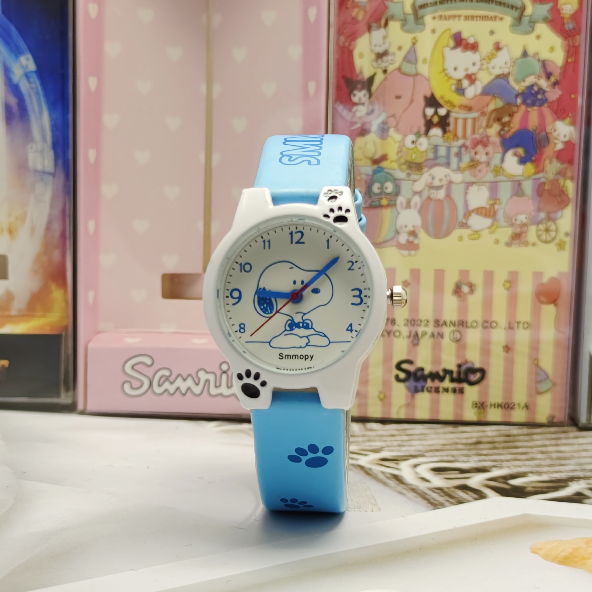 Explosive Snoopy Children's Watch Cartoon Boys and Girls Boys Life Waterproof Simple Watch Primary School Students' Watch