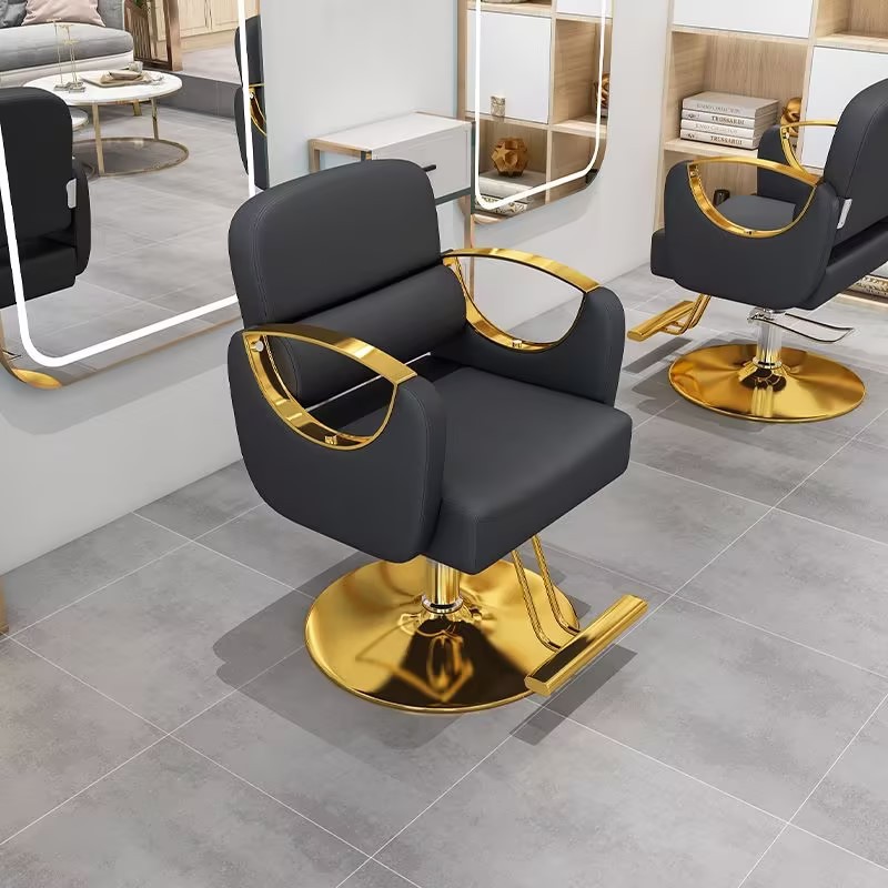 Sillas de peluquería, sillas de peluquería giratorias de acero inoxidable, sillas de peluquería, sillas de peluquería, sillas de peluquería, sillas de peluquería, sillas de peluquería