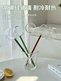 吸管;玻璃杯;碗