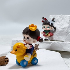 Zoraa かわいいオーナメント DIY 携帯電話チェーン キーホルダー ブラインドボックス かわいいトレンディな人形 人気のインターネット有名人のおもちゃ