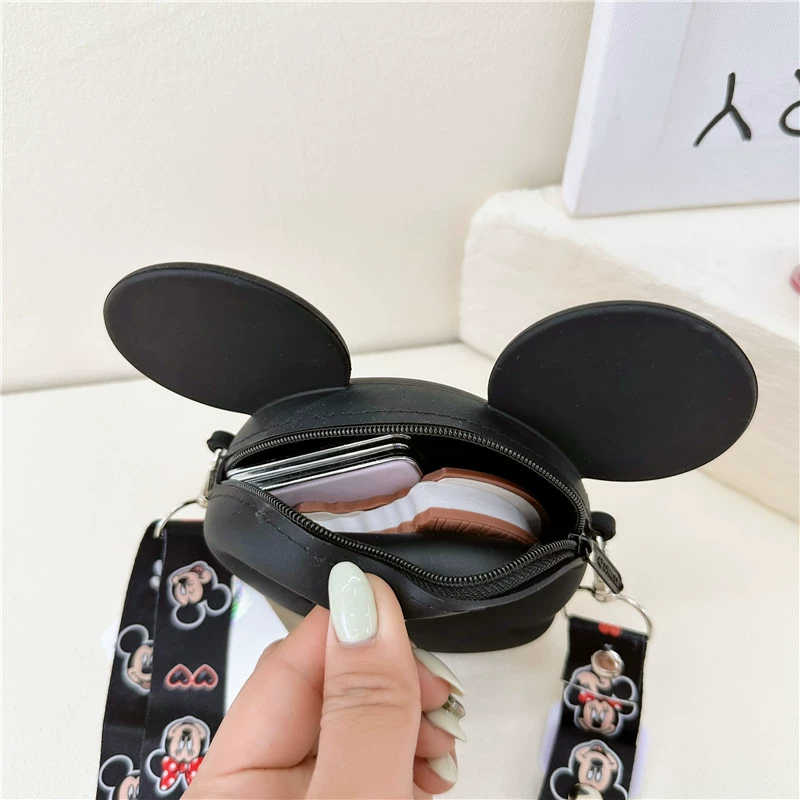Children's shoulder bag, one-shoulder bag, cartoon wallet, card holder, silicone lipstick, purse, wholesale
