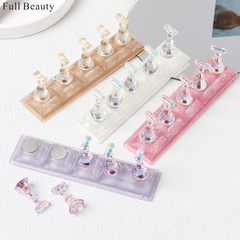 FULL BEAUTYクロスボーダー新品ネイル指托ネイル练习托セットブラケットしずく形ネイルツール