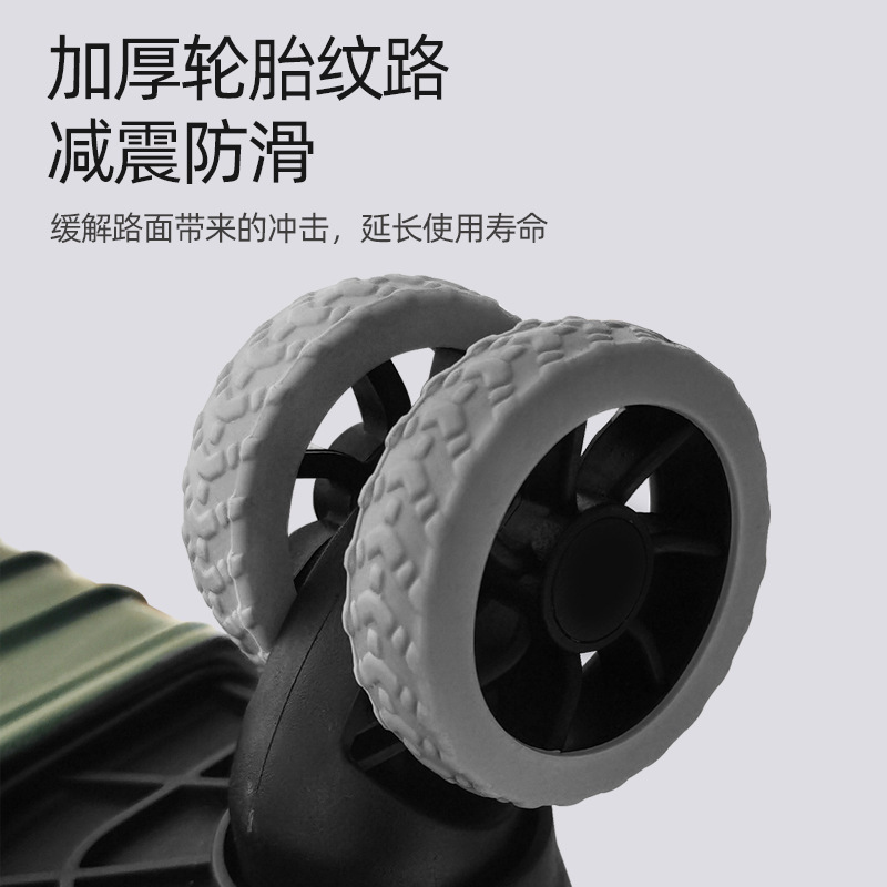 Noise-Reducing Luggage Rubber Protective Cover Rubber Sleeve Protective Cover Tire Protective Cover Wheel Travel Suitcase Luggage Wheel