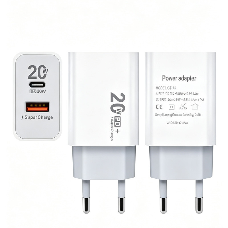 Cargador de Pared para Teléfono Móvil Estándar Europeo 5V2A ABS Carga rápida para Teléfonos Móviles Android
