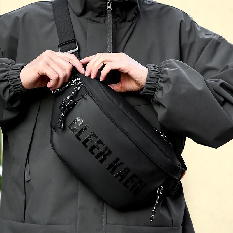 Cleer Kaen新款斜挎包男款潮流多功能防泼水休闲男包通勤百搭背包|undefined
