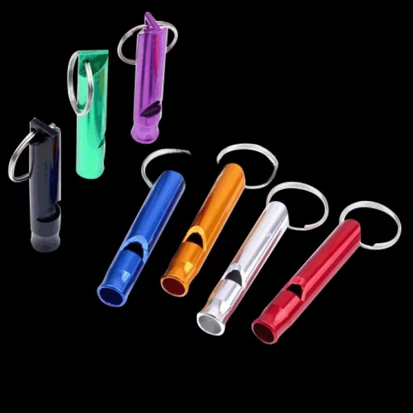 Large Aluminum Alloy Whistle, Life-Saving Whistle, Survival Whistle, Metal Whistle, Outdoor Emergency Whistle, Outdoor Whistle Wholesale