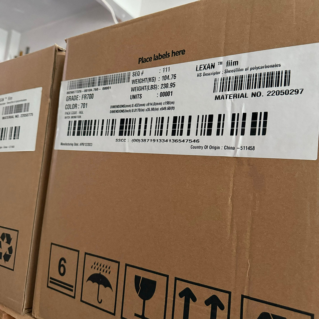 sabic lexan沙比克沙伯基础光学级高透明OQ92S聚碳酸酯PC薄膜胶片