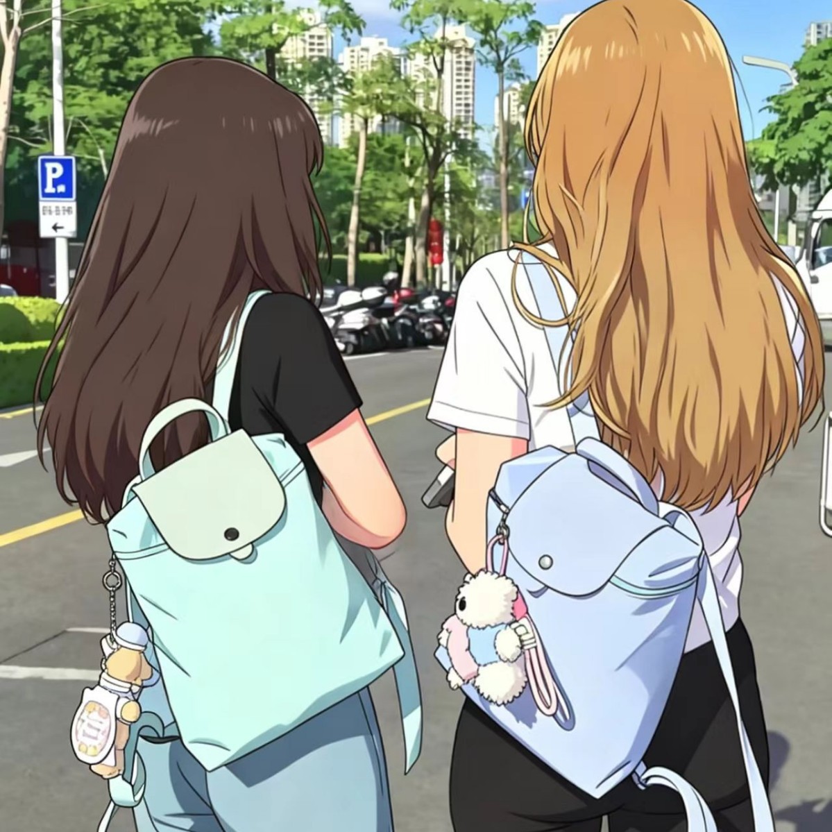 Waterproof nylon backpack