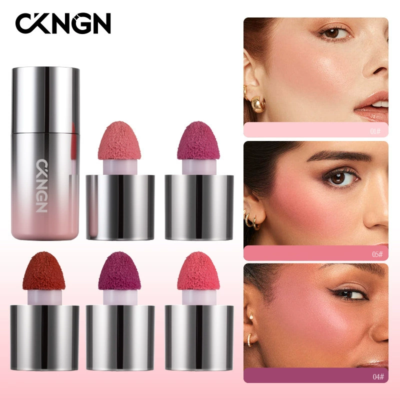Трансграничный макияж CKNGN набор жидких румян оптом универсальный кремовый водный блеск одноцветный хайлайтер без логотипа многоцветный