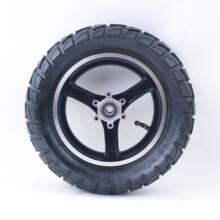 10寸电动滑板车轮毂255x80充气轮胎10寸真空轮毂轮胎电机轮毂前轮