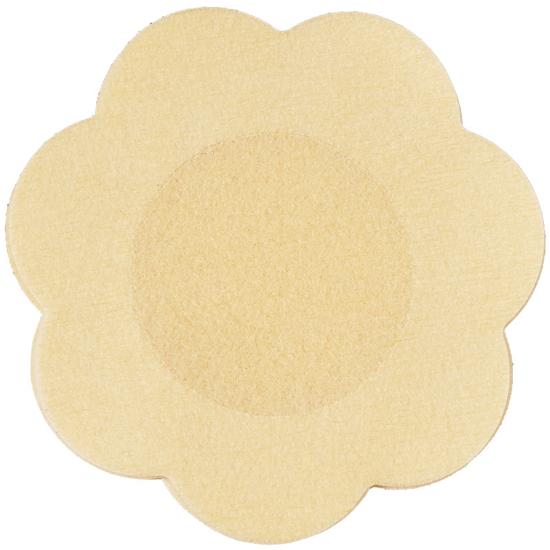 Pegatinas desechables no tejidas en el pecho invisibles anti-golpe anti-exposición pezón pegatinas unisex satén transpirable areola pegatinas