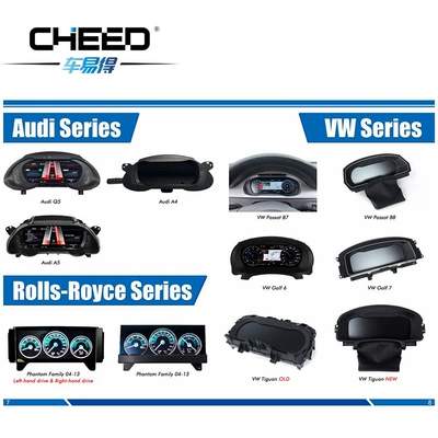 LCD alət paneli for Bmw, Mercedes-Benz, Audi, Land