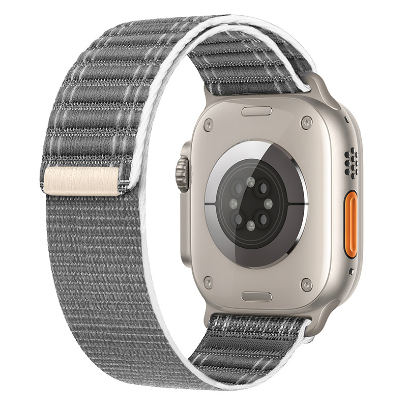 For Apple Apple watch1-10 Generation ultra New Velcro Wave Pattern Nylon Loop Strap