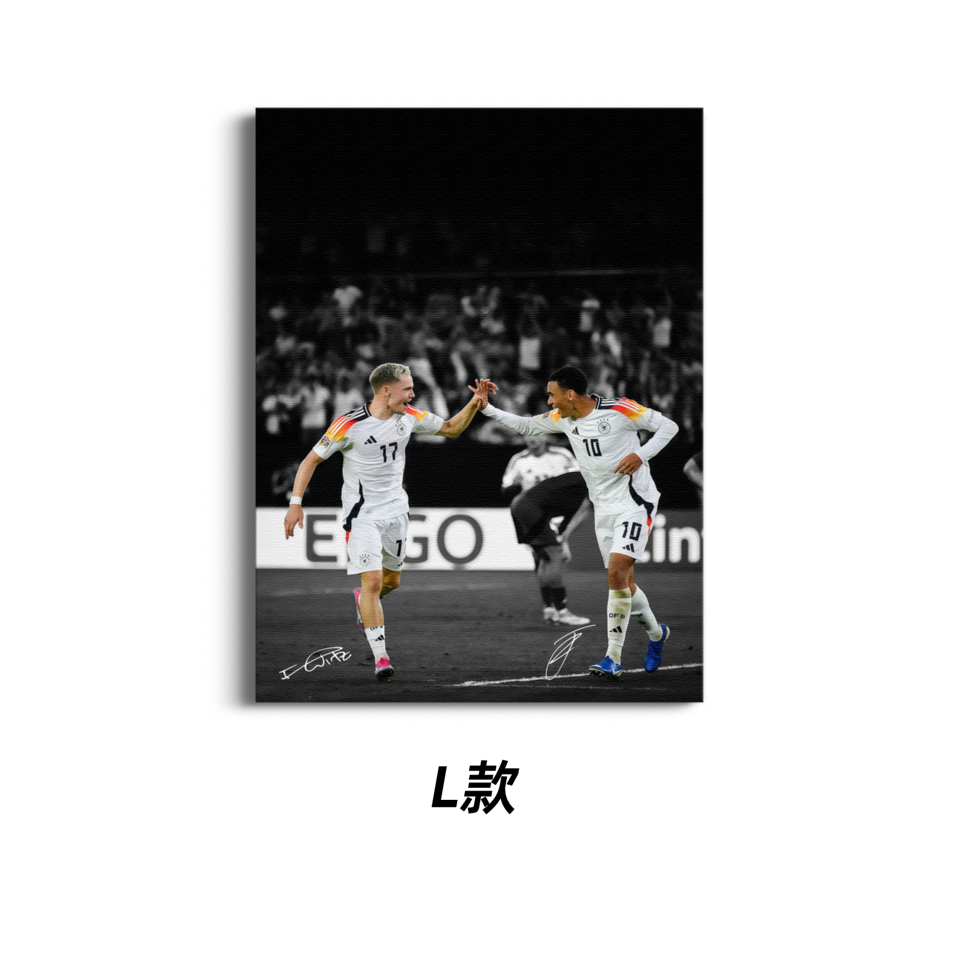 Jugadores de fútbol amazónicos Momentos maravillosos Poster Neymar Messi Copa del Mundo Ronaldo Close-up Decoración