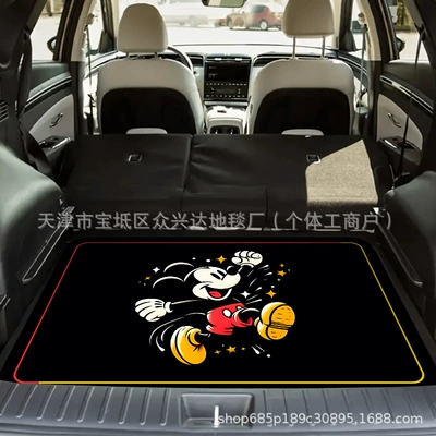 sent on behalf | Avtomobil döşəmə paspasları - mickey-minnie-10-75100cm-crystal-velvet-dot-bottom