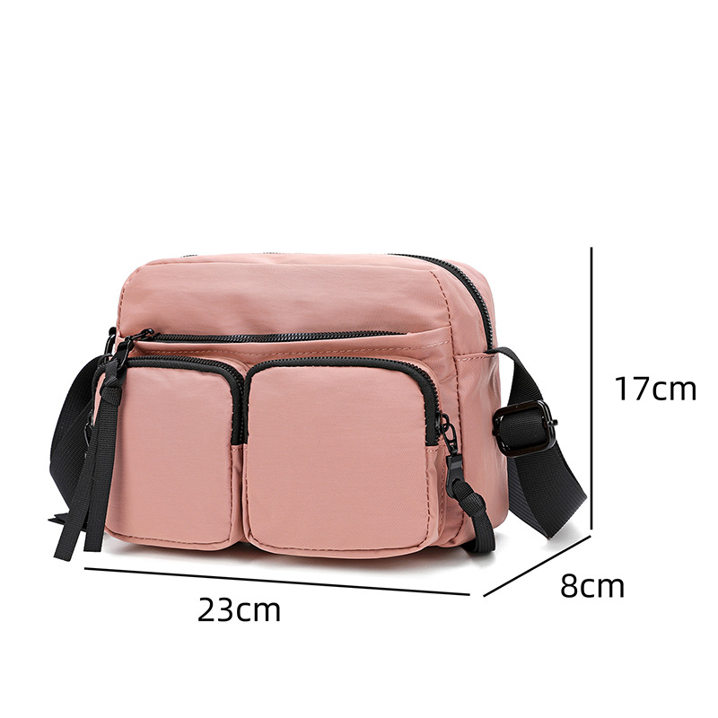 Bolso bandolera transfronterizo para mujer 2024, nuevo, de moda, ligero, tela de nylon repelente al agua, bandolera casual versátil para mujer image 4
