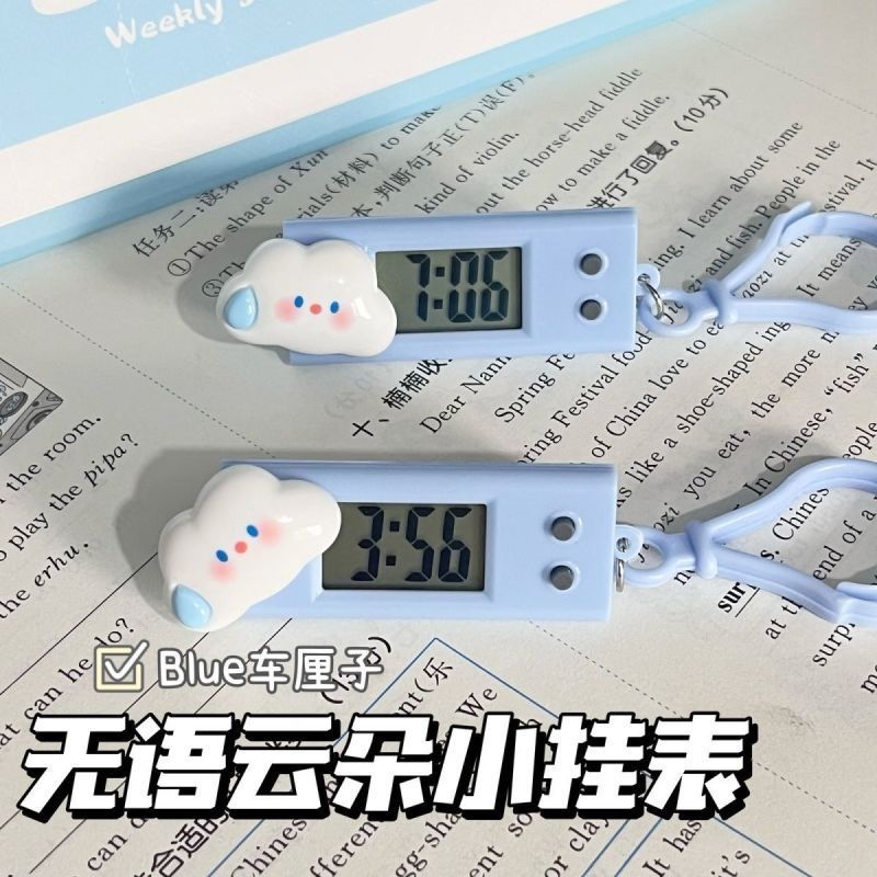 新型のパチャ犬のミニ掛け時計携帯型学生のミニ電子時計の仕事の学習試験のスケジュールは静音です。|undefined