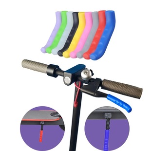 Electric Scooter Mountain Bike Bicycle Handle Protective Cover Outdoor Activities Wear-resistant Anti-slip Silicone Brake Handle Cover