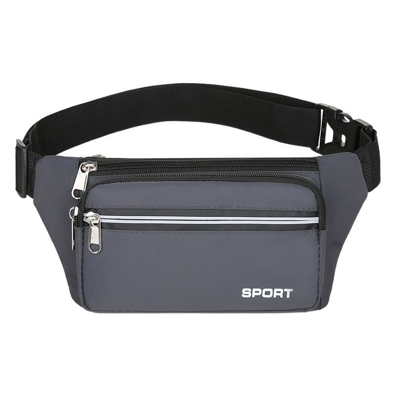 New men's and women's waist bag multi-functional mobile phone bag waterproof wear-resistant cash register bag multi-pocket waist bag wholesale
