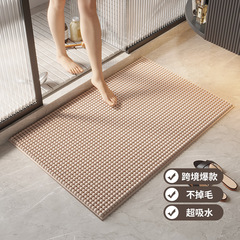 特密短パイル純色シェニールマットクロスボーダー四季家庭用無地ソフトフットパッド吸水滑り止めカーペット