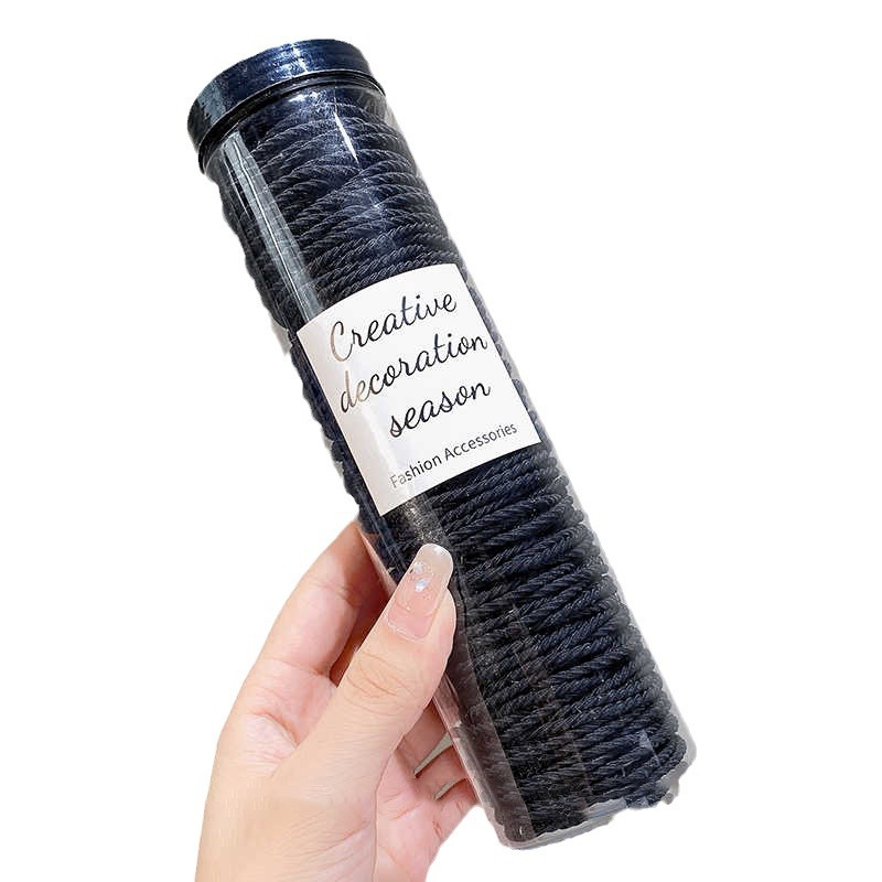 Estilo coreano de alta cuerda de Pelo elástico de las mujeres anillo de toalla simple banda de goma cuerda de pelo de cola de caballo alta anillo de pelo de bebé