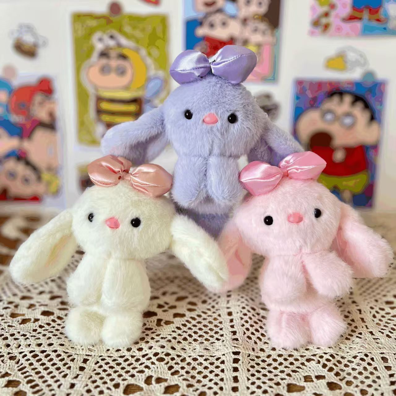 With bow
