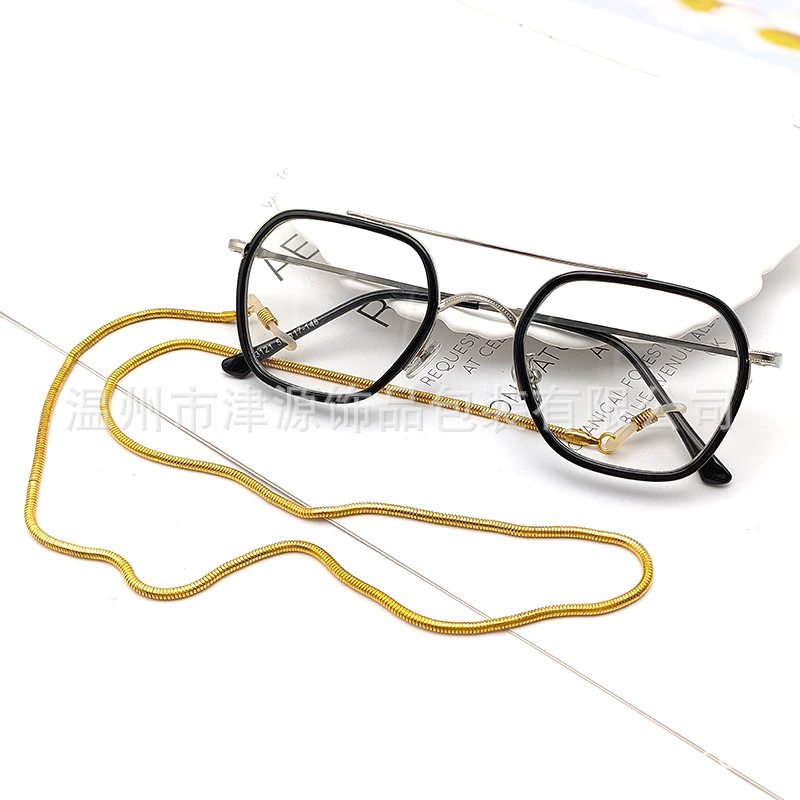 Металлическая цепочка для очков медная цепочка змеиная цепочка модная цепочка на шею аксессуары для очков Аксессуары Солнцезащитные очки помощник в наличии