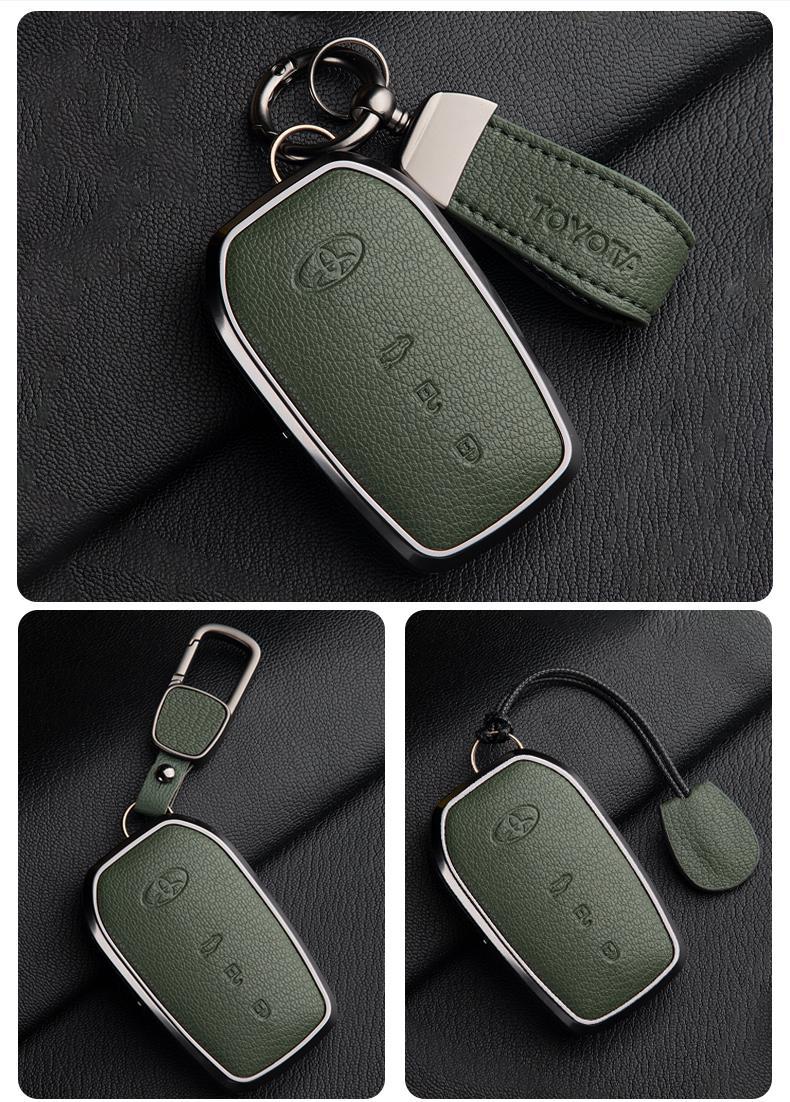 Suitable for 24 Toyota Avalon Key Covers, High-End 19-23 Avalon Genuine Goatskin Car Shell Buckles