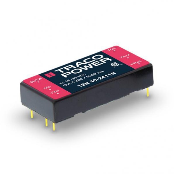 TRACOPOWER DC-DC电源40W TEN40-2410N TEN40-2411N TEN40-2412N