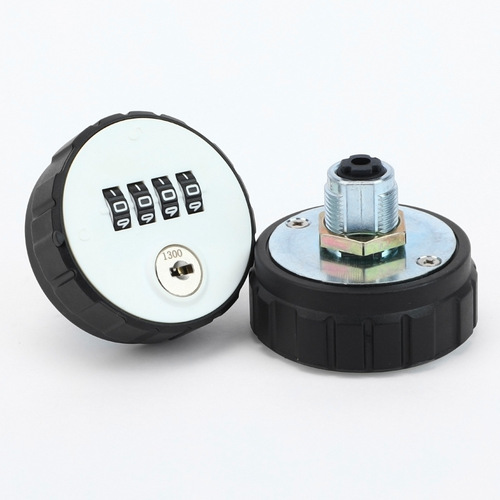 Round mechanical turn tongue lock universal locker locker door lock file cabinet drawer lock key double password lock