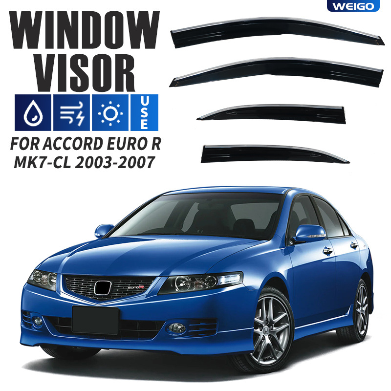 Suitable for Honda Accord Window Visor, Side Window Deflector, Rain Shield