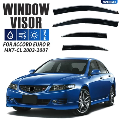 Rain Shield, Rain shield - standard-packing-without-logo-accord-euro-r-japaneseasian-version-mk7-cl8-2003-2007-with-bright-strips-rain-shield