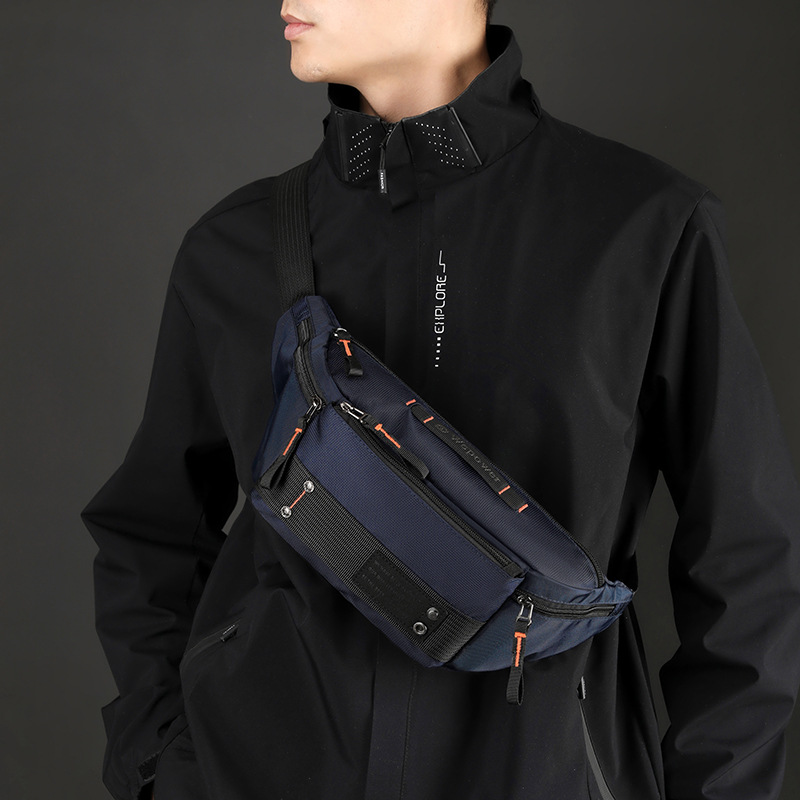 WEPOWER nuevo tipo de bolso de cintura al aire libre, bolso de hombro de moda, bolso de hombro impermeable, bolso de pecho para correr y montar