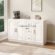法式餐边柜咖啡机斗柜餐厅靠墙柜子茶水储物柜厨房橱柜置物收纳柜