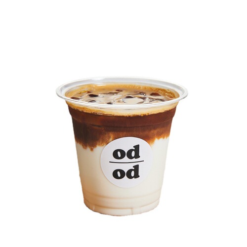 Factory wholesale coffee cup, cold drink cup, thickened and highly transparent milk tea cup, disposable with lid, logo can be printed