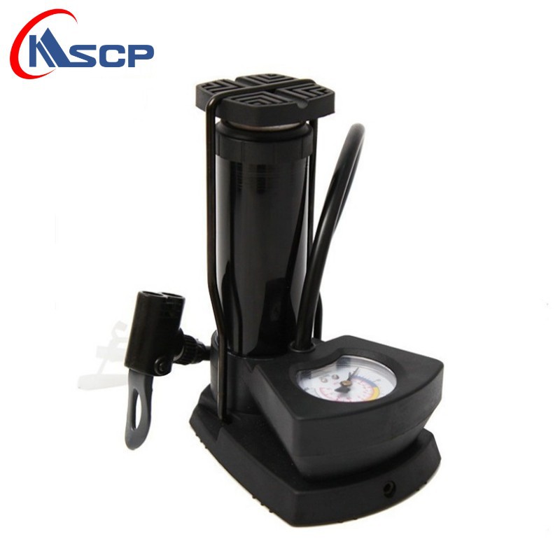 脚踩高压打气筒迷你便携式电动车自行车摩托车汽车家用脚踏充气泵