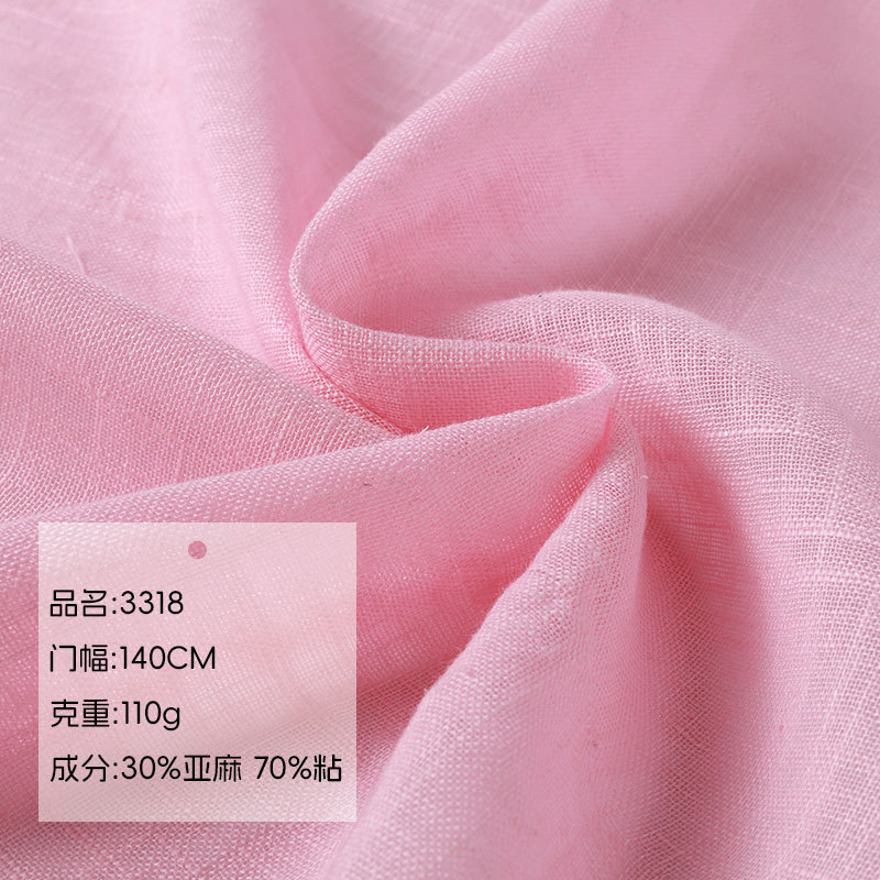 60 - 130G colección de tejidos de algodón y lino 2 vestidos camisa bufanda tela embalaje de mezcla de ramio y lino tela de cáñamo image 16