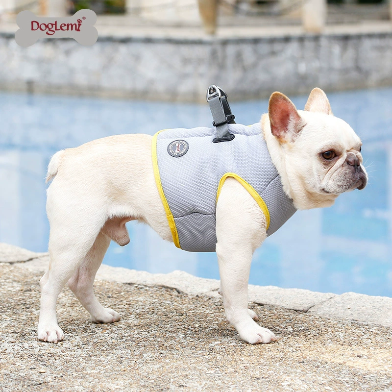 Домашнее животное Прохладный дышащий нагрудный ремень Летнее охлаждение собаки Теплозащита Задняя крышка груди Теплозащита Жилет для одежды Cool Sense