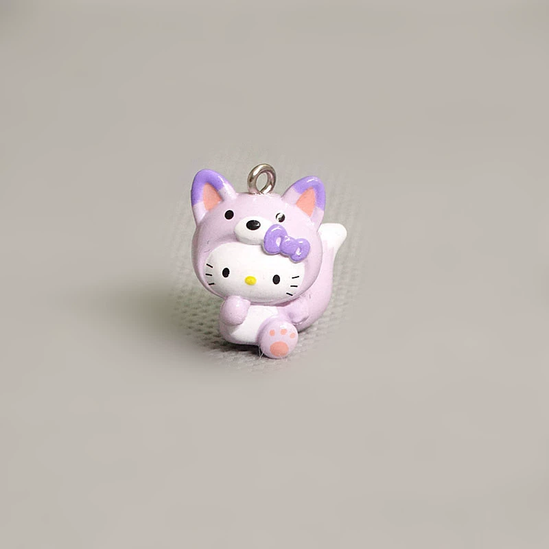 Hello Kitty, маленькая мини-фигура, подвеска, handmade