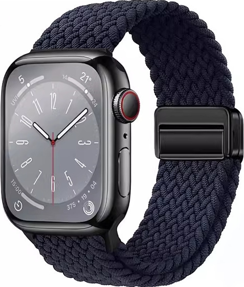 Apple iwatchS9876 時計ストラップ織り磁気バックル時計ストラップ ApplewatchS10 男性と女性の通気性に適しています。|undefined