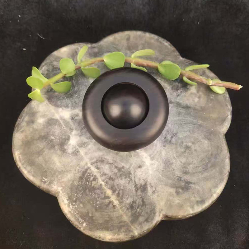 时来运转手把件乌木紫光檀文玩健身手球小叶紫檀手玩球木雕转运珠|undefined